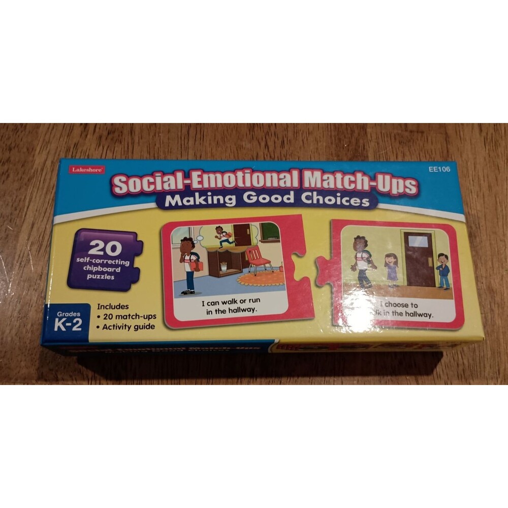NEW Lakeshore Read, Sort & Match: Social-Emotional Quickies Grades 2-3 Autism